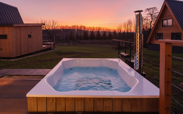 Частный дом С баней и террасой