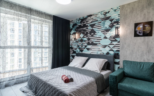 Квартира Студия с панорамным видом, у метро Аэродромная