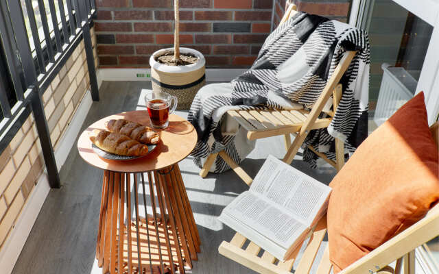 Апартаменты Комфорт-класса сети VIZIT с панорамным видом на город