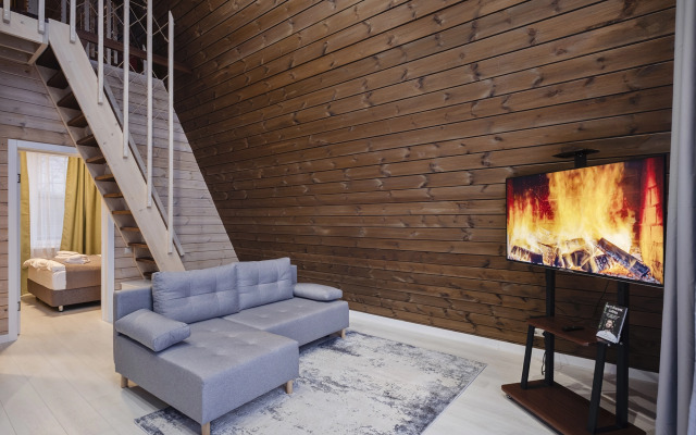 Частный дом С баней и террасой