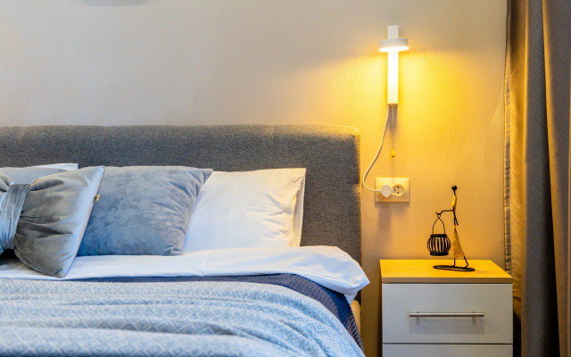 Квартира Потрясающий Вид на Город Новая и Уютная Евродвушка