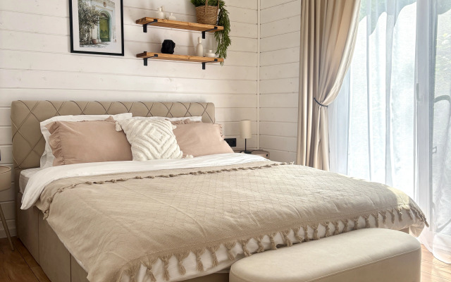 Частный Дом ЕлкиШале с 3мя спальнями, баней и чаном