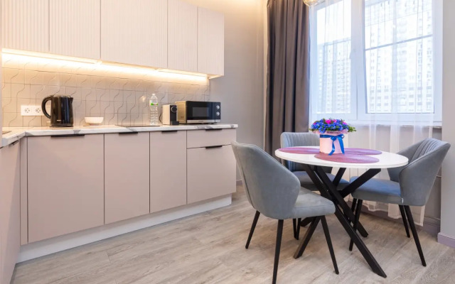 «Bordovyy shik» v rayone VDNKh Estet Apart Apartments