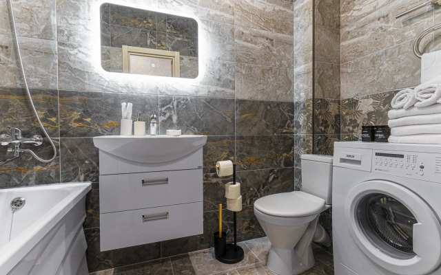 Апартаменты 2 к. iZi Apart рядом с аквапарком. ЖК Зенит