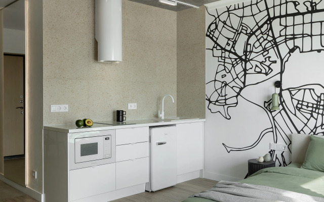 Happy Aero Stilnaya Studiya s Krasivym Vidom Flat