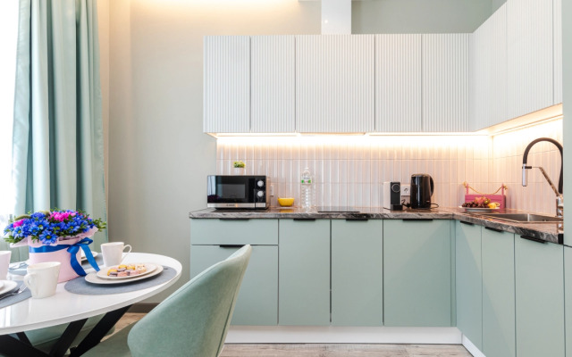 Апартаменты «Голубика, комфорт» в районе ВДНХ «Эстет Апарт»