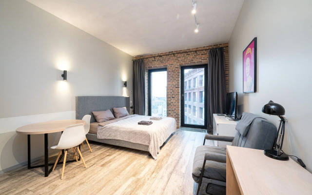 Квартира Студия в Стиле Лофт