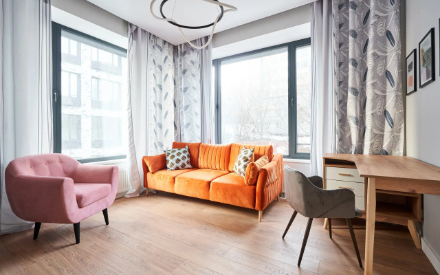 Квартира с двумя спальнями Новоданиловская 8