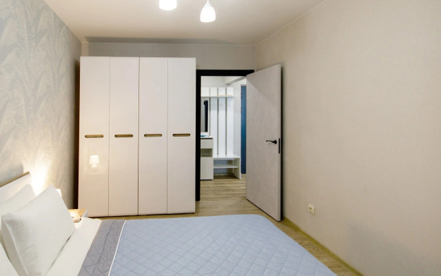 Unique Apart Kosmos ryadom s logisticheskim tsentrom Magnit. Khlebozavodom. KARZ. Avtoremzavodom na Kosmicheskoy 2V Apartments