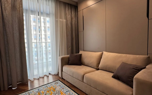 Апартаменты Высота 124 УК Атмосфера с видом на горы