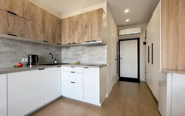 Квартира Уютная студия с Видом на Золотой Мост