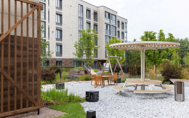 Апартаменты зеркальные в доме с бассейном в Сестрорецке