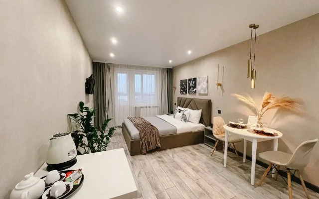 Квартира Уютная Студия с Видом на Реку