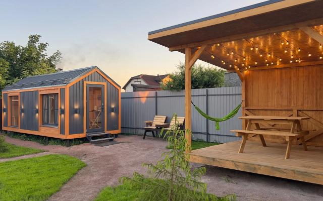 Частный дом с баней на дровах загородный