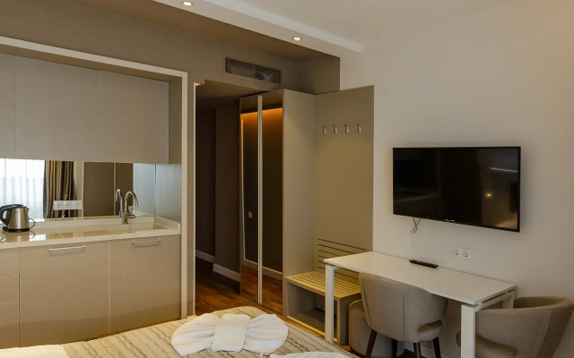 Apartamenty Deluks s vidom na more v komplekse Alliance Palace Batumi