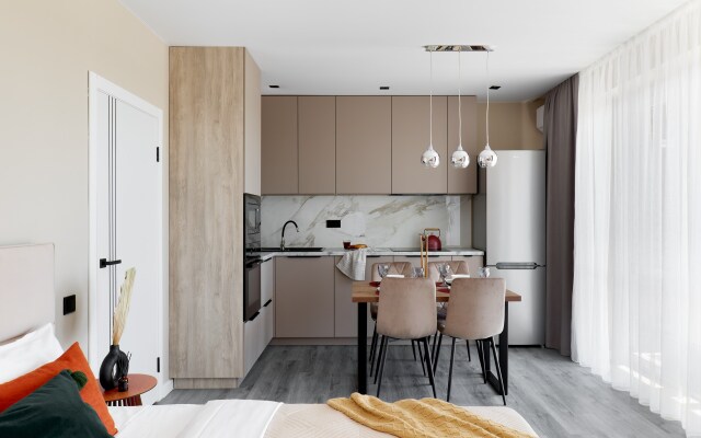 Апартаменты Комфорт-класса сети VIZIT с панорамным видом на город