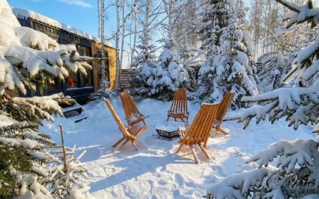 Частный Дом ЕлкиШале с 3мя спальнями, баней и чаном