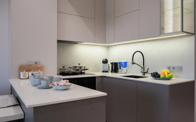 Апартаменты Стильные с шикарным видом на город