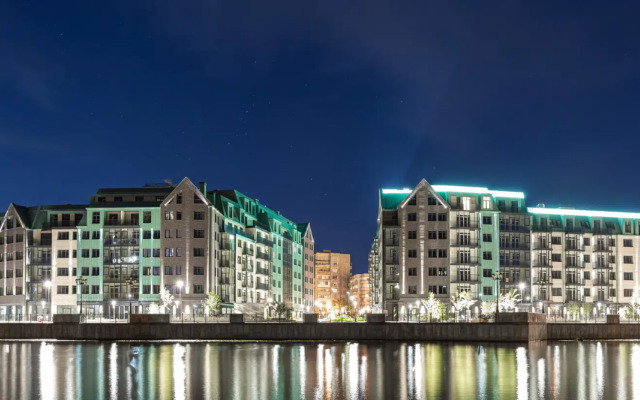 Апартаменты с балконом и видом на реку в ЖК Рыбная Деревня