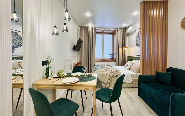 Studiya S Dizaynerskim Remontom Flat