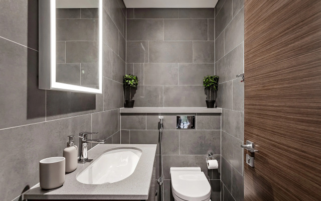 Апартаменты Вдохновляющие 1BR в Sobha Hartland