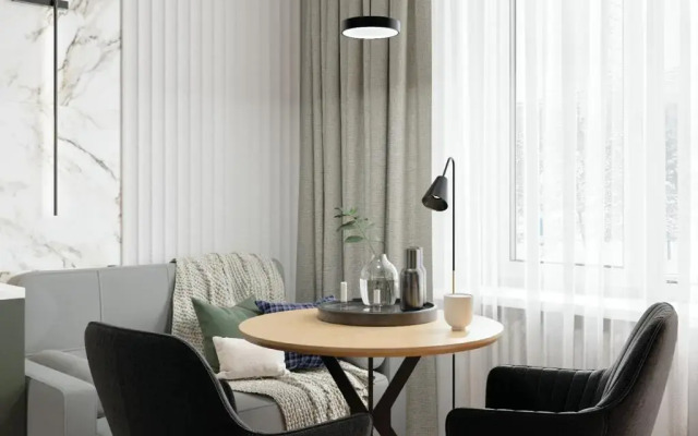 Апартаменты  Мятный уголок  - Дизайнерская студия с кондиционером у Курского вокзала/м. Чкаловская