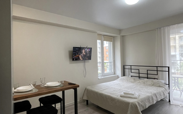 Komfortnaya Studiya dlya 4 Gostey Flat