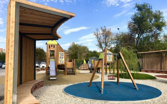 Квартира Уютная cтудия в дoме комфорт-клaсcа Рoманoв New Life