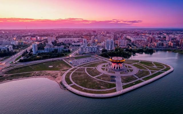 With a view of the Kremlin Apartments