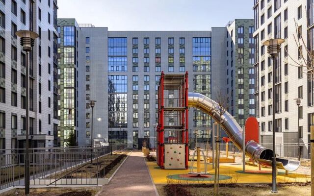 Видовая квартира в ЖК Эмеральд Piter Apatrments (2 спальни, парковка, кондиционер)