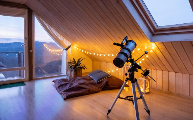 Гостевой Дом с Кипарисами в горах с видом на море