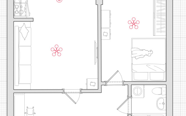 Квартира у моря с пляжем