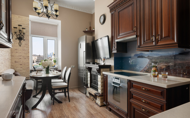 Квартира GM Apartments с Панорамным Видом Кремль Сити Останкино