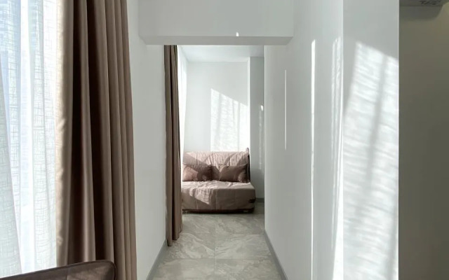 Апартаменты с кроватью 180 см, ванной и панорамными окнами, с 15 по 17 этаж