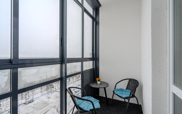 Апартаменты стильные на высоте птичьего полета в ЖК Веер Парк