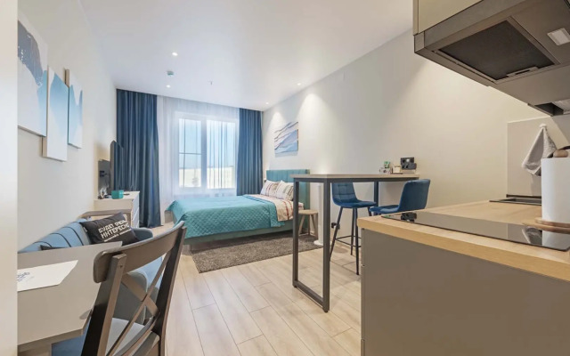 Квартира Современная студия с оборудованной кухней