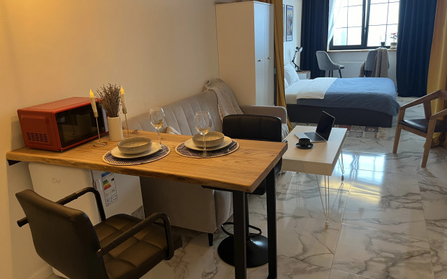 Апартаменты Авторские с проектором ЖК Державинский с видом на Дон