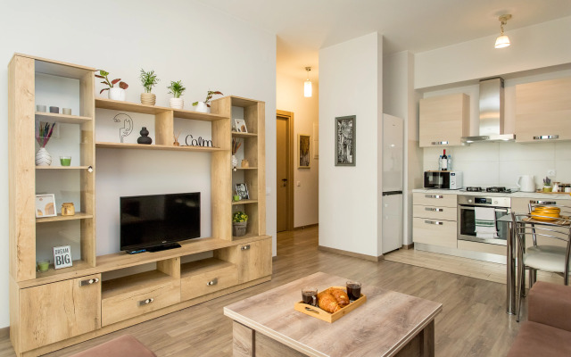S Krasivym Vidom na Mtatsmindu i Gorod Apartments