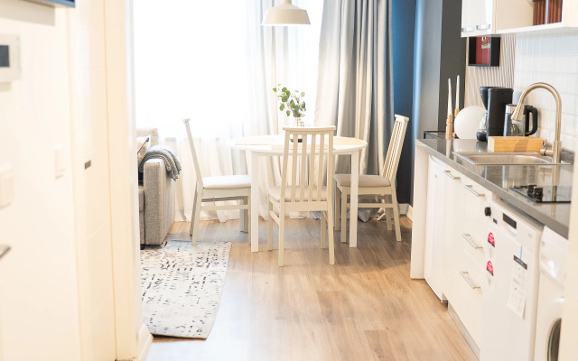 Апартаменты Стильные апартаменты с отдельной спальней у Таксим