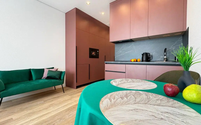 Квартира Студия с видом на море в ЖК Aura