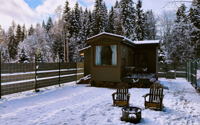 Частный Дом Lisitsky с Сауной в Лесу