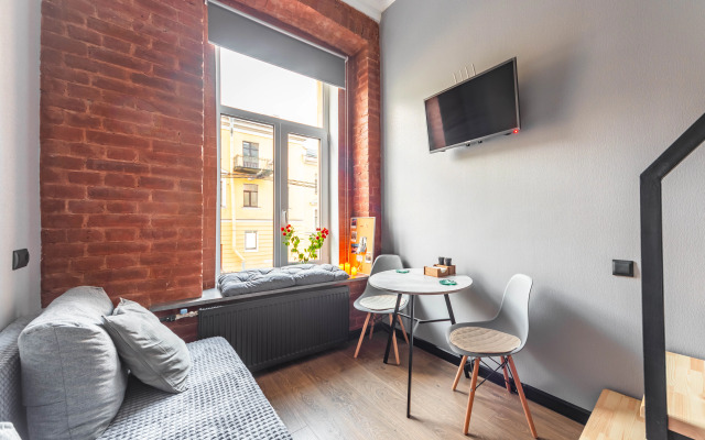 Квартира Двухъярусная студия у Московского вокзала