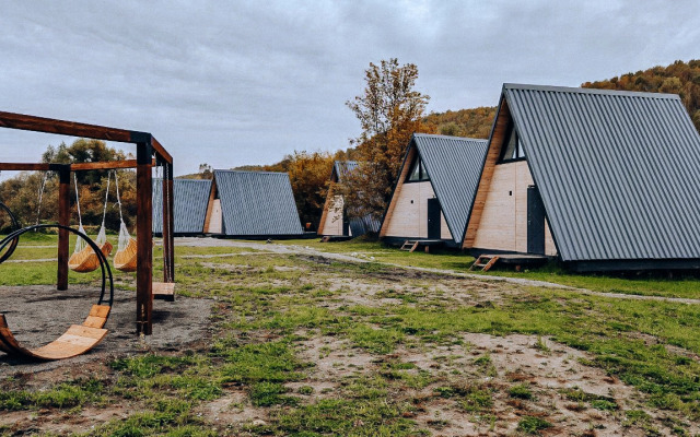 Шале двуэтажный А-фрейм с террасой