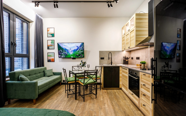 Квартира Стильная четырехместная студия в ЖК Сидней Сити