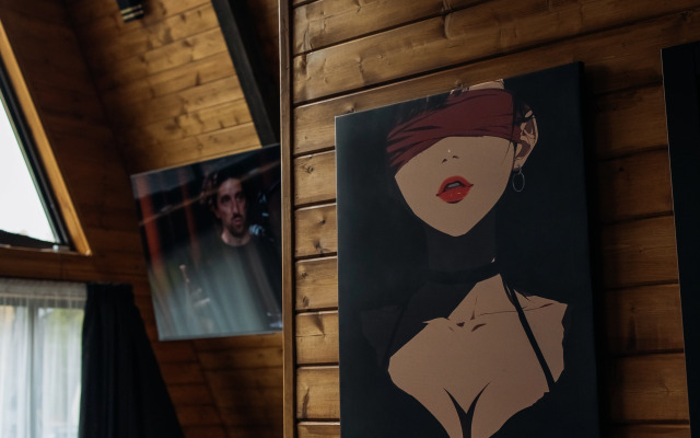 Частный дом A-frame Ванхейм с сибирским чаном