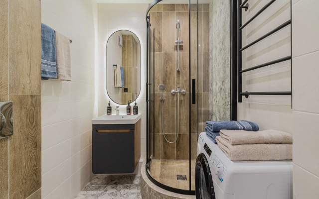 Апартаменты Дизайнерская Студия с Видом на Город на Заречной