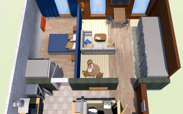 Апартаменты двухкомнатные Йоркштрассе