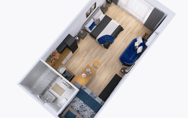 Апартаменты с видом на Москву 3