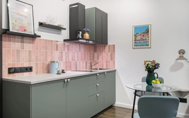 Апартаменты F-Apart светлые стильные и комфортные