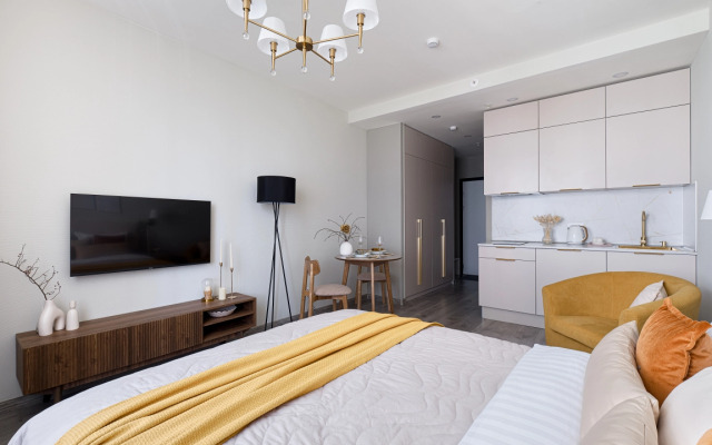 Квартира Делюкс ModernaFlats в современном апарт комплексе у метро Купчино